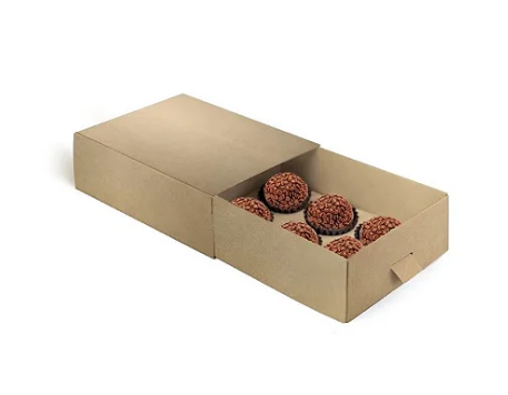 CROMUS Caixa Kraft c/ Puxador Para 6 Doce...