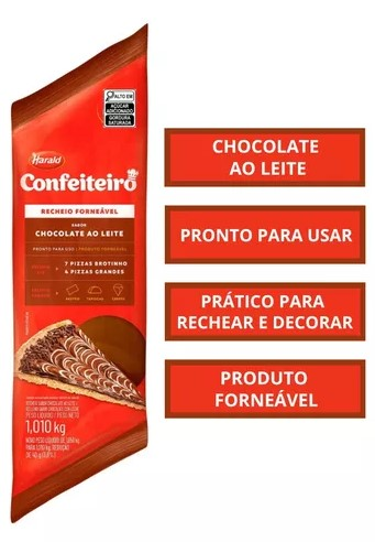 HAR CONF Recheio Forneável Choc Ao Leite ...