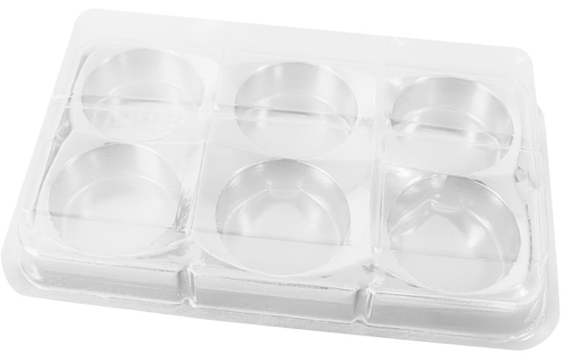 BWB142450 Caixa Bombom Retangular 6cav Cr...