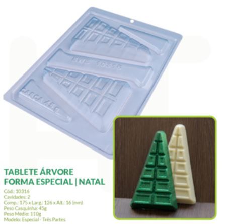 BWB 10316 Forma 3 Partes Tablete Árvore 2...