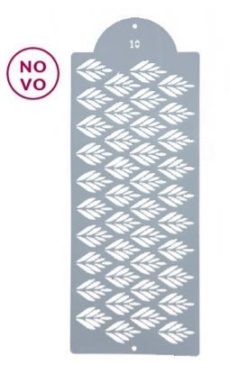 ALLONSY Estêncil Bolo Floral Modelo 10 39...