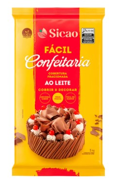 SICAO Cob Barra Ao Leite 5kg FÁCIL CONFEI...