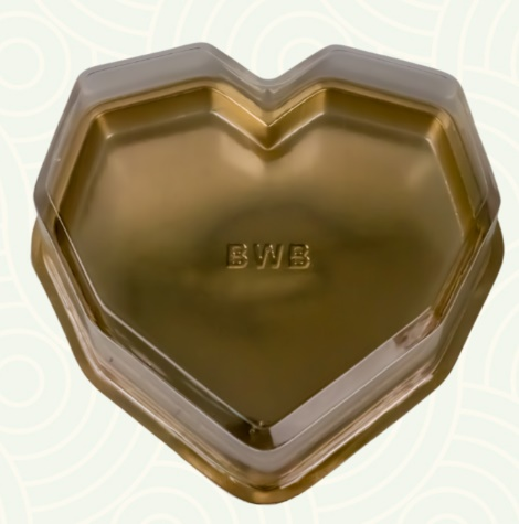 BWB140700 Caixa p/Coração Lapi. Dourado 1...