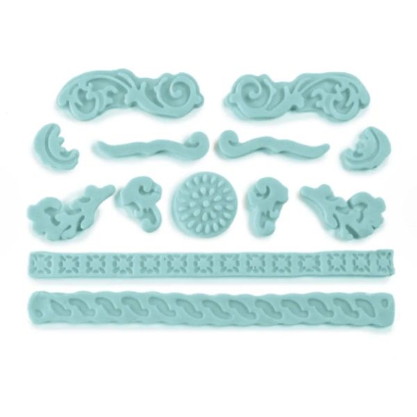 ALLONSY Molde Pasta Americana Arabescos V...