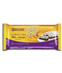SICAO Cob Meio Amargo Barra 1,01kg FÁCIL
