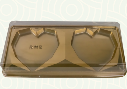 BWB140500 Caixa p/Coração Lapi. Dourado 2...
