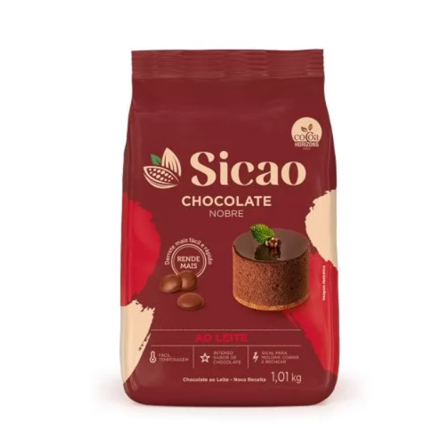 SICAO Choc Ao Leite Gotas 1,01kg NOBRE
