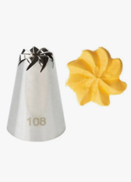 SILV Bico De Confeitar Flor 108 - 1 unid