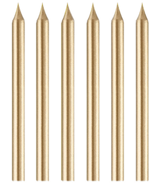 SILV Vela Palito Dourada - 6und