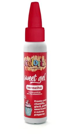 COLORIZ Corante Sweet Gel - Vermelho 25g