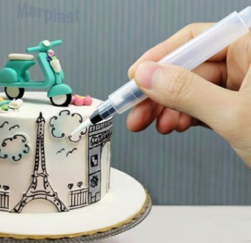 CONFEITUDO Caneta Plástica Ponta Fina - 1un