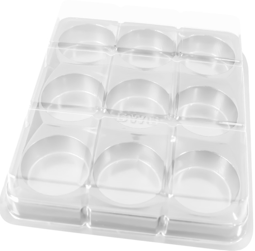 BWB14265 Caixa Bombom Retangular 9cav Cri...