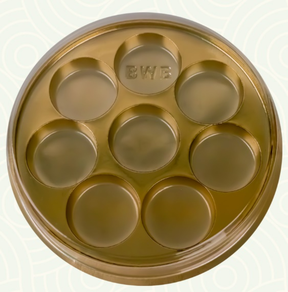 BWB140900 Caixa Redonda p/ Doces Dourado ...