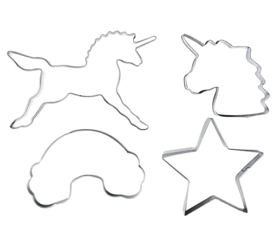 PRIME CHEF Cortador Inox Unicórnio 4 peças