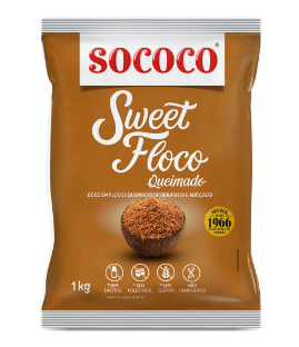 SOCOCO Coco Queimado Flocos - 1kg 