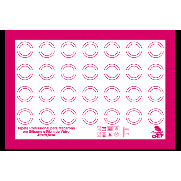 PRIME CHEF Tapete Fibra Vidro Silicone Pi...