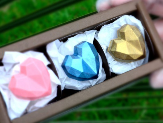 BWB 9835 Forma Simples Bombom Coração Lap...