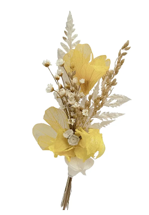 CRDZO Flor desidratada Amarelo - 1un