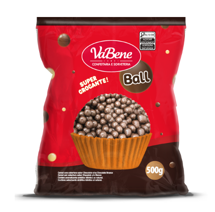 VABENE Cereal Mega Ball Ao Leite - 500g