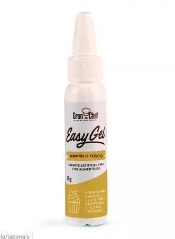 GRAN CHEF Corante Easy Gel - Amarelo Fosc...