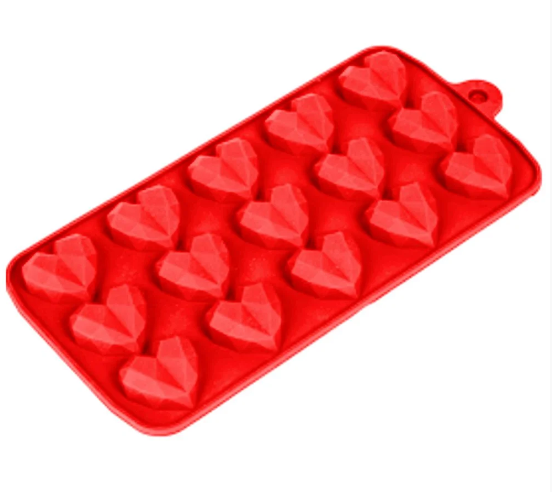 PRIME CHEF Forma Silicone Coração 03 15cav