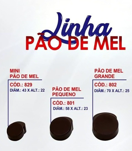 BWB 801 Forma 3 Partes Pão de Mel P 3 Cav.