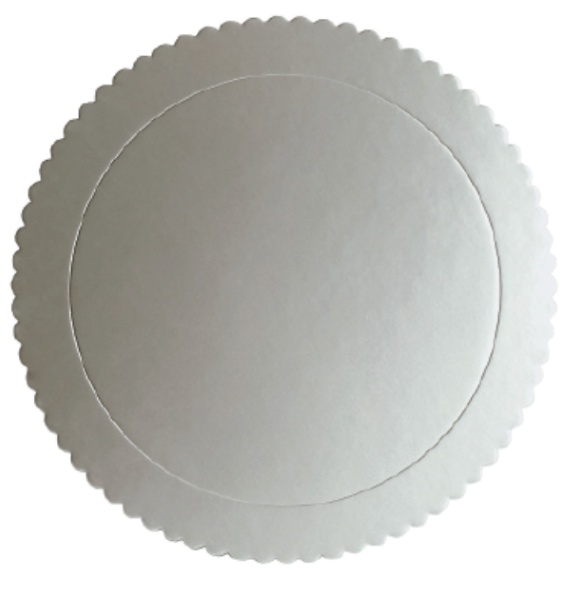 SILV Cakeboard Prata 18cm - 1und