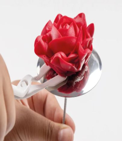 ALLONSY Tesoura Para Flor Plástico Branco