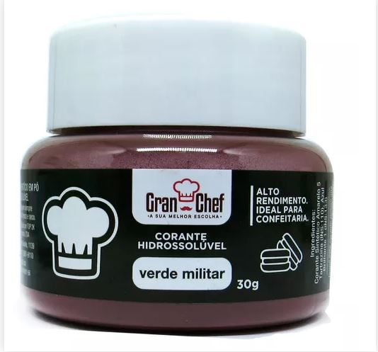 GRAN CHEF Corante Hidro - Verde Militar 30g