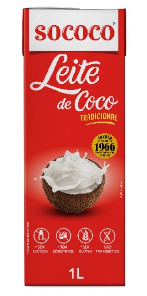 SOCOCO Leite de Coco Tradicional - 1L