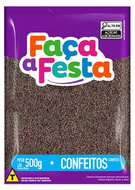 LEKE Confeito Miçanga Brigadeiro 500g