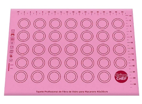 PRIME CHEF Tapete Fibra Vidro Silicone Ro...