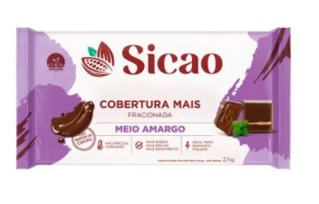 SICAO Cob meio amargo Barra 2,1kg  MAIS