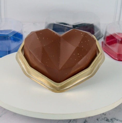 BWB140700 Caixa p/Coração Lapi. Dourado 1...