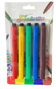 CONFEITUDO Caneta Culinária Colorida 5pçs