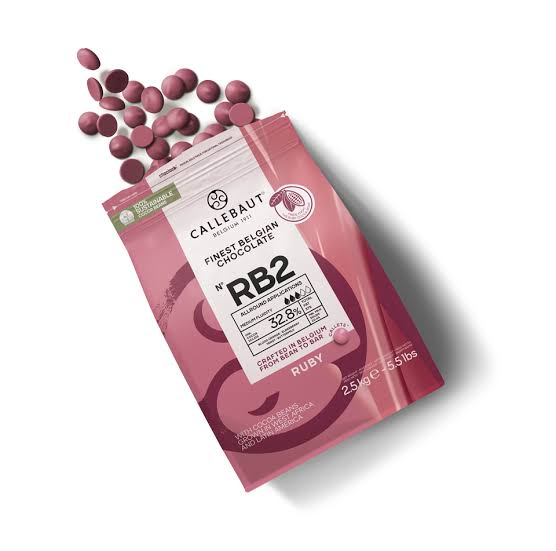 CALLEBAUT Choc Ruby RB2 32,8% Gotas 2,5kg