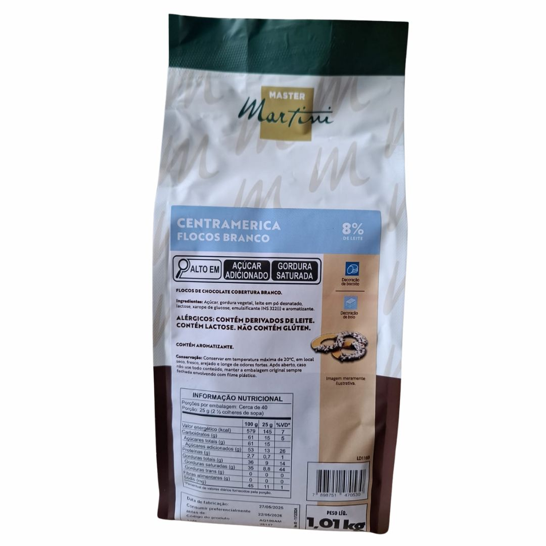 MASTER CENTRAMERICA Cob Flakes Branco 1,01kg