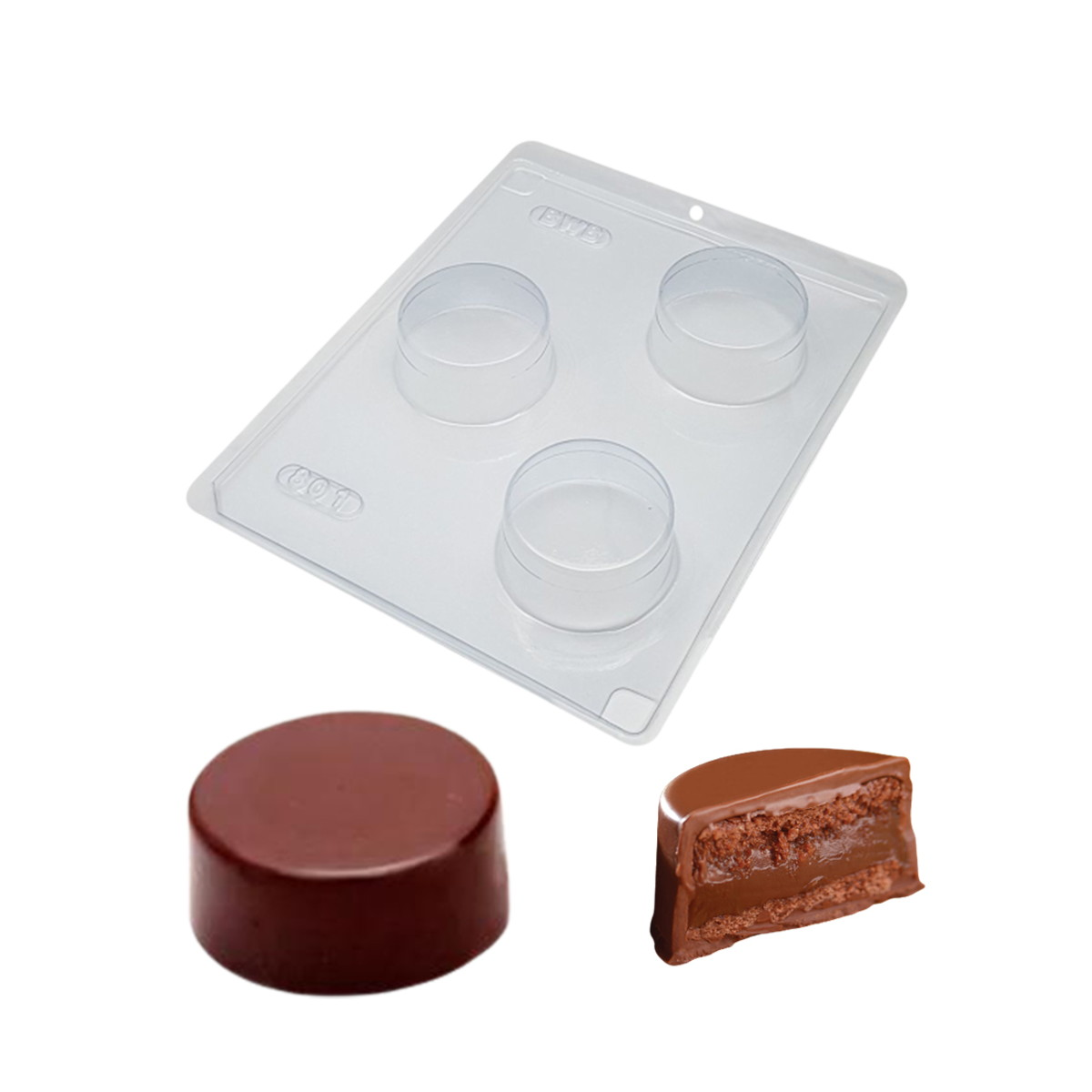 BWB 801 Forma 3 Partes Pão de Mel P 3 Cav.