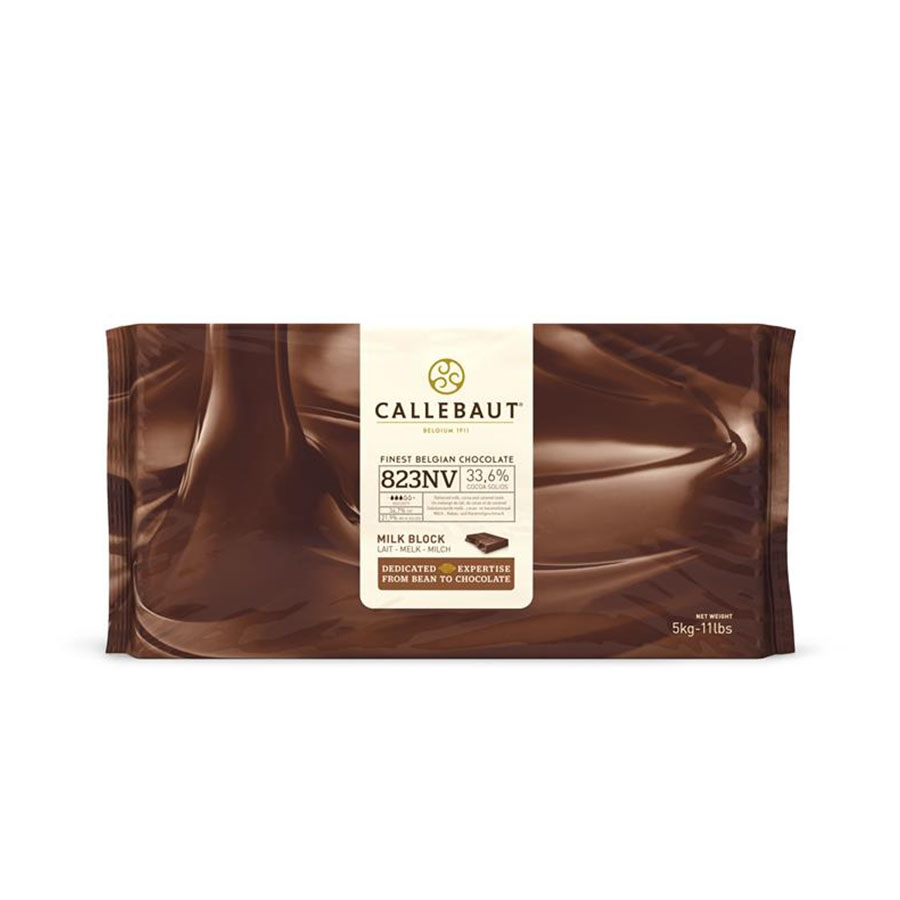 CALLEBAUT Choc Ao Leite 823 33,6% Barra 5kg