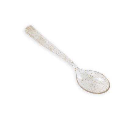 CROMUS Colher de Chá Glitter Ouro  PT c/50un