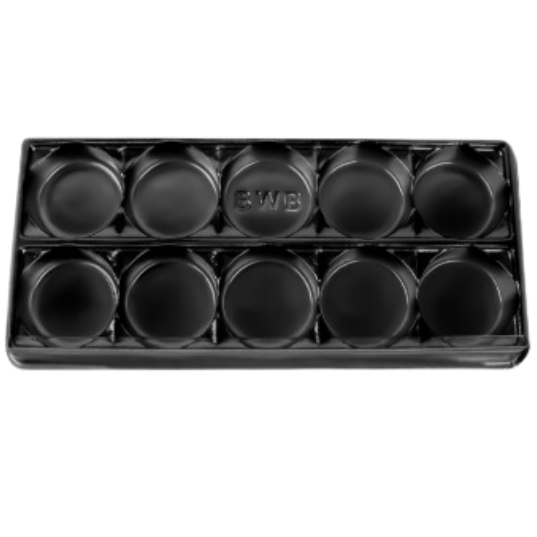 BWB140030 Caixa p/ Bombom c/ 10 Cav. Pret...