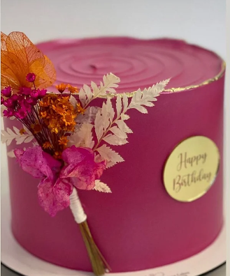 CRDZO Flor desidratada Pink e Laranja - 1un