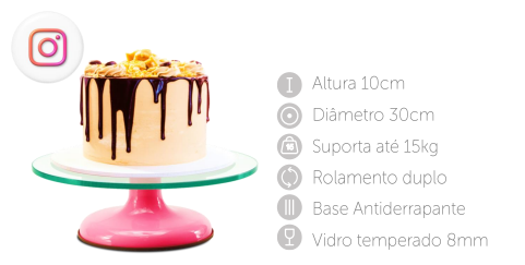 PRIME CHEF Bailarina Vidro Rosa Bebê 30cm...