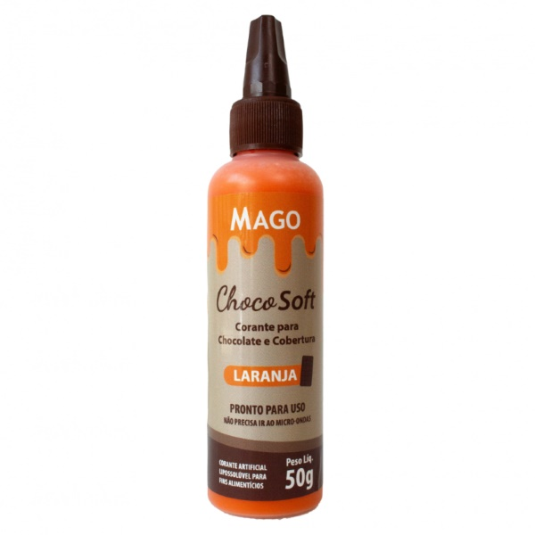 MAGO Corante Choco Soft Laranja - 50g