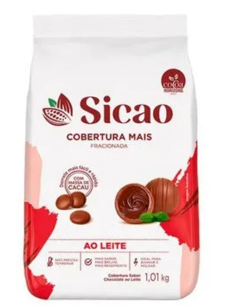 SICAO Cob ao leite Gotas 1,01kg MAIS