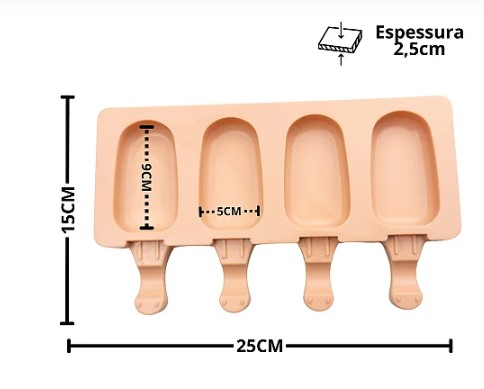 PRIME CHEF Forma Silicone Magnum 4Cav 1und