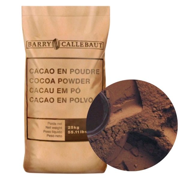 BARRY Cacau Em Pó 100% Alcalino Médio 25kg