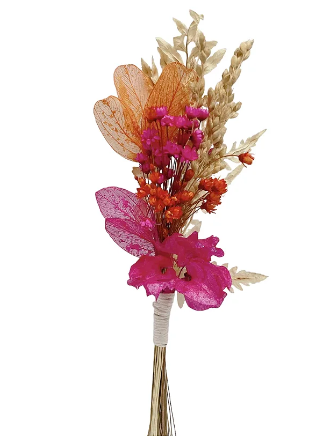 CRDZO Flor desidratada Pink e Laranja - 1un