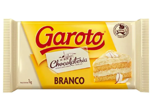NESTLÉ Garoto Choc Branco Barra - 1kg