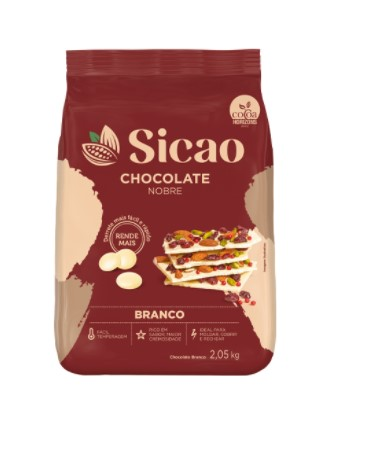 SICAO Choc Branco Gotas 2,05kg NOBRE